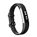 Fitbit Alta HR und Fitbit Alta Armband,SnowCinda Verstellbares Karo Köper Ersatzarmband Wristband Silikonarmband Fitness Zubehörteil mit Metallschließe Schwarz S