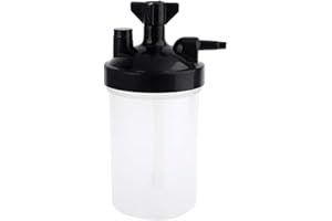 BIlinli HIGH Flow Oxygen Bubbler Bottle - Feuchtigkeitsbefeuchter Wasserflasche für Sauerstoff