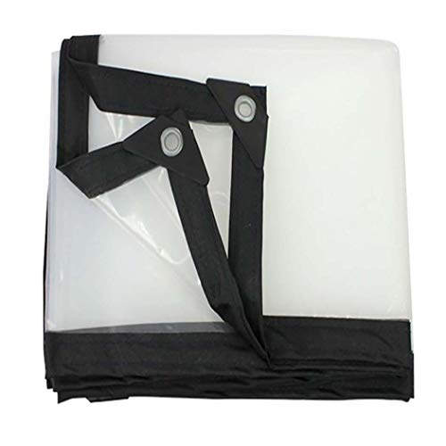 Preisvergleich Produktbild DPPAN Plane Plane Wasserdicht, KunststoffTransparent Wasserdichte Poly Plane Abdeckung, Zelt Shelter Plane Abdeckung für Gartenmöbel,3x7ft