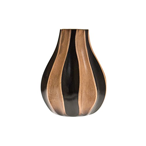 Vase, Holzvase, Höhe 14,5 cm, Deko, Dekoration, Dekovase, Holz - 2