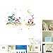 Produktbild Bovake Abnehmbare wasserdichte Cartoon Tier Eule Wandaufkleber für Kinder Zimmer Home Decor