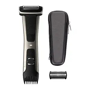 Philips Norelco BG7040/42 Skin Friendly Showerproof Body Trimmer and Shaver with Case and Replacement Head