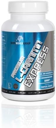 BWG Body World Group Bodyline L-Carnitine Chew &amp; Lozenges (Pack of 1 x 120 Tablets, Each 2250mg = 270 g)