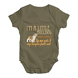 TWISTED ENVY Baby Mädchen (0-24 Monate) Body Gr. 3-6 Monate, Khaki