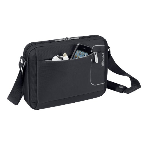 PEDEA Tablet Tasche 10,1 Zoll (25,9 cm) mit Zubehörfach und Schultergurt, schwarz - 2