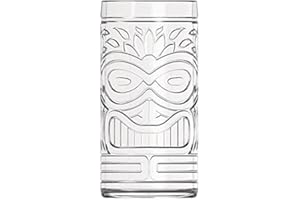 Topkapi Tiki - Set di 4 bicchieri da cocktail Tiki per Mai Tai, Rum Cocktail, Tiki Bar Series H 15 cm, 490 ml, XL