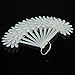 Well-Goal A Fan Wheel 10pcs 120 slice Nail Art Display Board Nail Tips Sticks Polish Display Fan