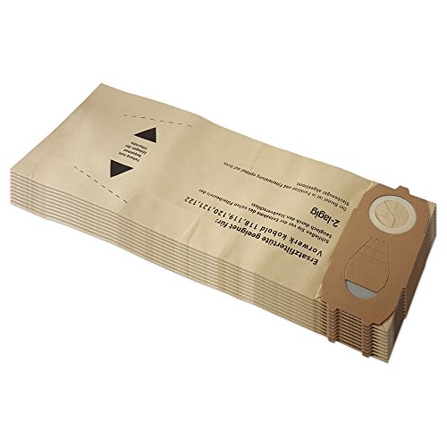comprare on line 20 Sacchi / Sacchetti per aspirapolvere Vorwerk Folletto Kobold VK 118, 119, 120, 121, 122, VK118, VK119, VK120, VK121, VK122 prezzo
