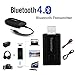 Produktbild Big-Mountain Bluetooth Adapter Wireless Transmitter Sender Stereo Audio Musik Adapter USB BT 4.0 Dongle Stick Adapter RCA auf 3,5 mm Audiokabel Für Fernsehapparat PC Y1X2 (Schwarz)
