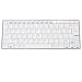 Produktbild Jaco® Rii K09 Ultre Dünne 2.4 GHz Tastatur (QWERTY) Wireless mit Bluetooth + 83 Tasten + Bedienungsanleitung für MacBook/HTPC/Laptop/Android Tablet/PS3 – Weiß