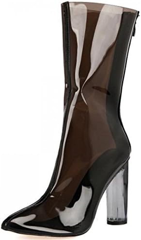 RTB Black Perspex Boots UK7