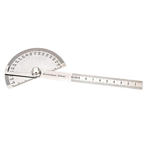 Preisvergleich Produktbild Lucky GIRL Winkelmesser Aus Rostfreiem Stahl Zum Zeichnen Von Radialen Linien