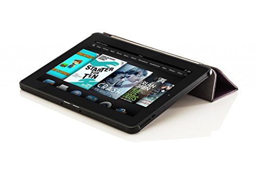 Forefront Cases® Neue Leder Hülle / Tasche / Case / Cover für Amazon Fire HD 6 Tablet (Oktober 2014) – Rundum-Geräteschutz und intelligente Auto-Sleep-Wake-Funktion mit 3-JAHRES-GARANTIE VON Forefront CASES – inkl. Eingabestift und Displayschutz - 3