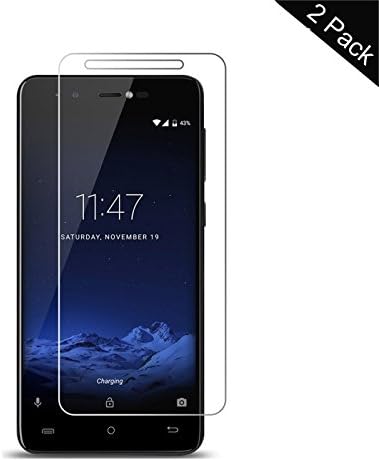 Cubot R9 Screen Protector[2 pack],GeekerChip 2 Pack Cubot R9 glass Edition Genuine Tempered glass Screen Protector Guard Cover