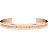 Daniel Wellington Bracciale Classic Lumine S In Acciaio Inox 316L Con Cristalli - Color Oro - Regolabile 155mm