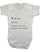 Personalised Dictionary Definition Letter Name Is For Cutest Boy Or Girl In The World Custom Baby Onesie Vest