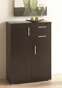 Schmal - 2 Türen 2 Schubladen Seiten Kabinett Schrank: Amazon.de: Küche