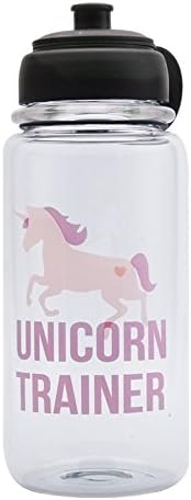 Sweet Pink Unicorn Clear Glass Drinks Outdoor Sports Juice Water Bottles Cups Portable Travel Mugs 1000ML