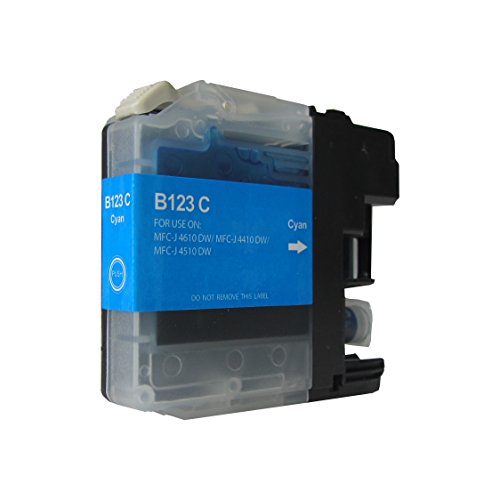 10 komp. XL Druckerpatronen mit neuen Chip für Brother MFC j 245 470 650 870 4410 4510 4610 4710 6520 6720 6920 / Brother DCP j 132 152 552 752 4110 – sie bekommen 4 x schwarz 2 x rot 2 x blau 2 x gelb - 3