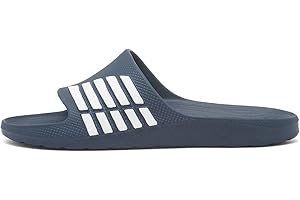 Shoe Zone - Adults Navy & White Stripe EVA Slider