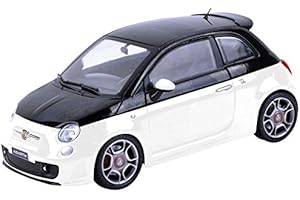 MOTORMAX Motor Max mm73380wbk – Fiat Abarth 500, Veicolo, Bianco/Nero