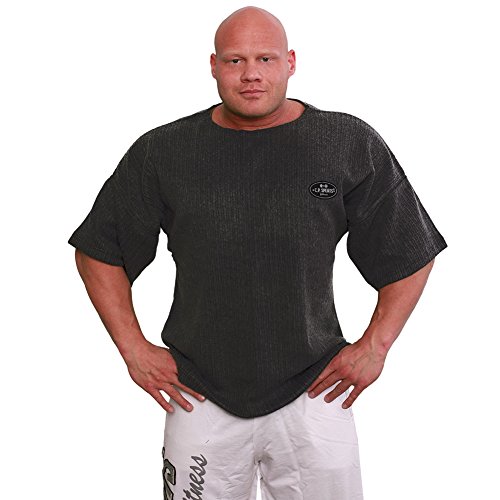 Profi-Gym-Shirt S8-1 – Erhältlich in den Farben: navy, neonorange, oliv, blau, schwarz, grau Bodybuilding Shirt, Fitness T-Shirt – Ideal f. Workout im Fitness-Studio - 2