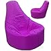 Produktbild MaxiBean Sitzsack mit Rückenlehne für Erwachsene, Größe XXL, für Innen und Außen, wasserdicht und Wetterfest, Violett