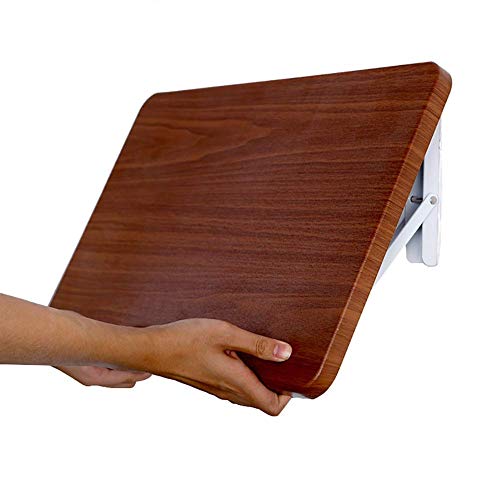 zdz Table Murale à abattant, Petit Plan de Travail Simple pour étude à Domicile, superglue et Accessoires Inclus (Taille: 60 × 36 cm)