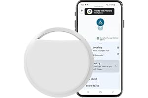 Smart Itag for Android Phones Bluetooth itag Key Finder Works with Google Find Hub App Smart Tag (White 1pcs)