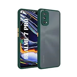 TrendStar Translucent Hybrid Realme 7 Pro Back Case Cover | Smoked Matte Back | 360 Degree Protection | Protective Hard Back