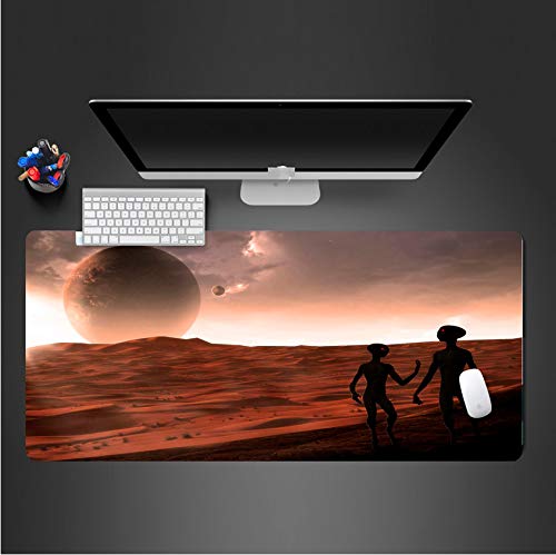 Preisvergleich Produktbild Sxkdyax Mauspad Geheimnisvolle kreative Raum Gummi Wüste Mauspad große Mauspad PC für Computerspiele Gaming-Zubehör mat-80CMX40CM