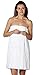Workwear World WW253 White Velcro Fastening Towelling Beauty & Spa Body Wrap (Small)