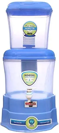 Grand Plus Aqua Mineral Pot 16 L 16 Gravity Based Water Filter (Multicolor)