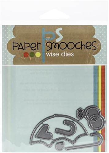 Paper Smooches Metal Die-Wedding Shower