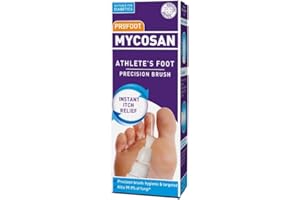 Profoot Mycosan Athlete's Foot Treatment - Hygenic & Effective Precision Brush - Antifungal Gel, Kills 99.9% of Fungi - Targeted, Fast Action Relief