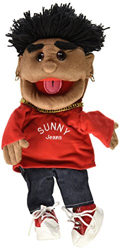Price comparison product image 14" African Boy Puppet in Red