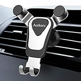 Autkors Support Téléphone Voiture Ventilation, Support Téléphone Voiture à Grille d'aération par Gravité Universel pour iPhone 11 Pro/11/XS/XR, Galaxy S10/S9, Huawei P30, LG, GPS, etc