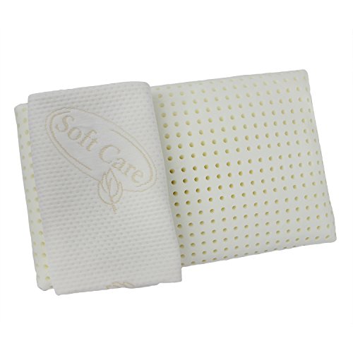Nackenschmerzen, Migräne, Stress und Schlaflosigkeit! Orthopädisches Sabeatex Mini 50 x 30 x H 6 cm, Nackenstützkissen als zusätzliches Kissen auf Ihr Kopfkissen. Druckausgleichender Visco-Gelschaum. Ideal auch für Flach- und Bauchschläfer. - 4