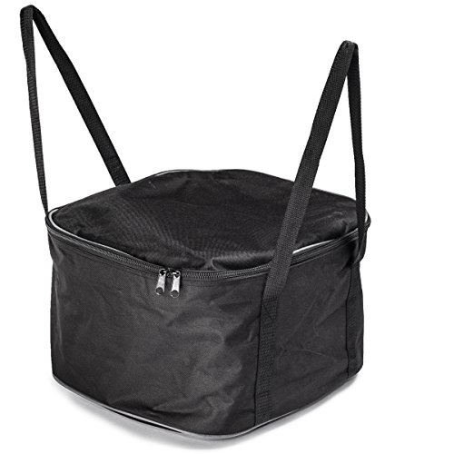 Gartendia Grill für Balkon und Terrasse, Tischgrill mit Holzkohle in Schwarz, Holzkohlegrill mit Aktivbelüftung, Grill Virginia für draußen - 4