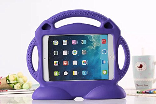 iPad 2/3/4 Schale, iPad 2/3/4 Cover, DeeMall Shock Proof Convertible Handle mit Kickstand Kinder freundliches Schutz Fall for Apple iPad 2 iPad 3 iPad 4 Tablet – Thomas Purple - 2