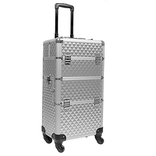 Friseurkoffer Alu Trolley Koffer Schminkkoffer Pilotenkoffer Visagistenkoffer Farbwahl