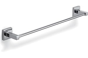 Gedy G-Pukhet Porta Asciugamani CM.45, Colore Cromo, Componenti Realizzati in Acciaio Inox e Cromall, Garanzia 2 Anni, Misure 4,5 x 48,4 x 6,8 CM e Peso 0,23 kg, Design R&S