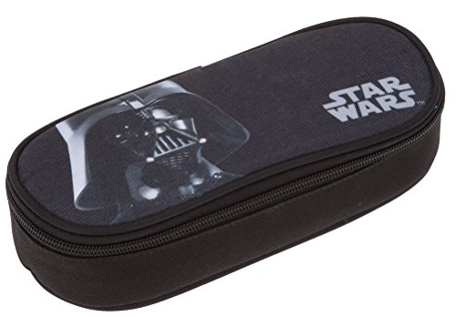 Preisvergleich Produktbild STAR WARS by Fabrizio Mäppchen Schülermäppchen Etuibox Pennal (Mäppchen DARTH VADER Schwarz + 6 Stifte)