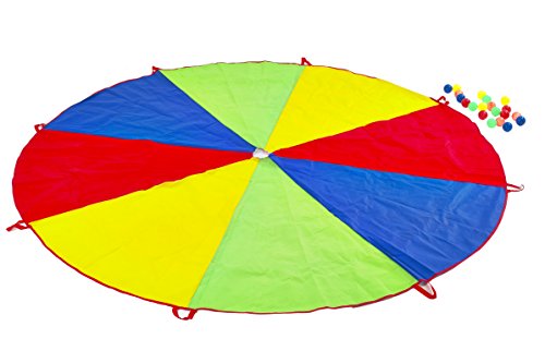 Garden Games - Juego del paracaídas del Arco Iris, 2.5 m diámetro (535)