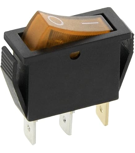 Mini Interruttore A Bilanciere LEVSEB ON/OFF 2 Pin &ndash; 6A 250V / 20A 12V DC/AC &ndash; Nero Non Illuminato