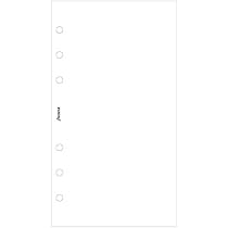 Filofax Pocket Size White Ruled Notepaper Refill – Value Pack (213047) – UK Made