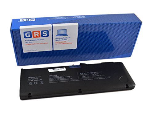 GRS Battery for MacBook Pro 15, MC118LL/A, MB985LL/A replaced: A1286, A1321, 661-5211, 661-5476, Laptop Batterie 5200mAh,10,8V/58Wh