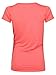 Happy Mama. Women's Maternity *Baby Inside* Top Shirt Tee Short Sleeve. 003p (Coral & Blue, UK 12/14)