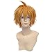 Produktbild Männer Des Jungen Kingdom Hearts Unisex Kurze Gerade Orange Fluppy Cosplay Kappe Perücke