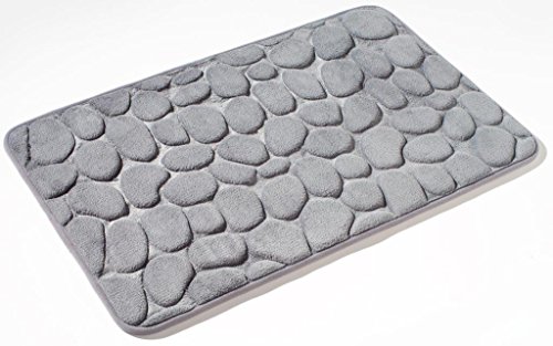 PANA PA_LONDON_11 Memory Foam Badematte 50 x 80 cm, Stone Design, smoke - 2